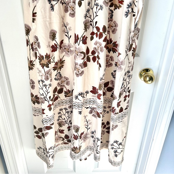 Spartina 449 Gabrielle Midi Dress Floral Vine XL - Picture 3 of 7